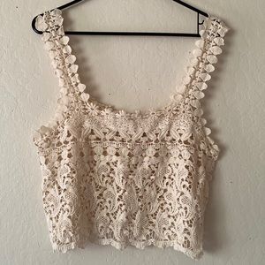 Staring at Stars Embroidered Tank (NWT)